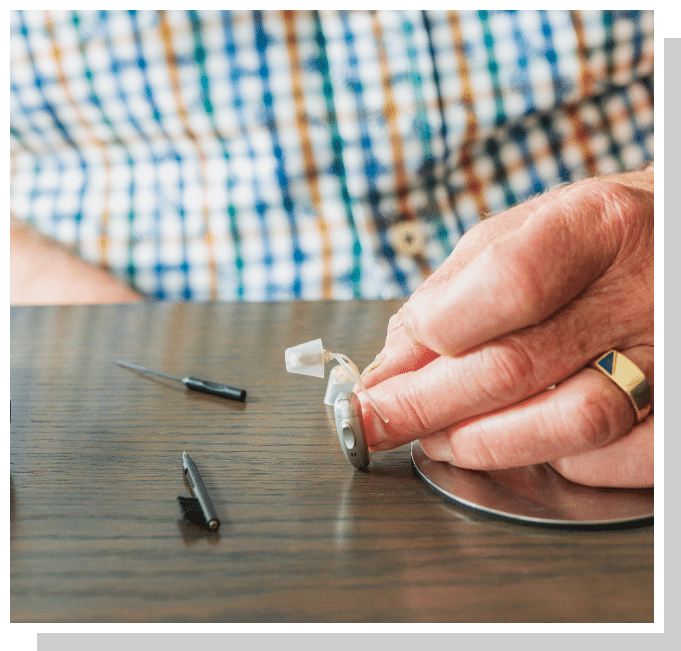 Tools for hearing aid repairs